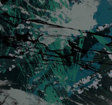 Metin için yeri olan boya lekeleriyle soyut arkaplan