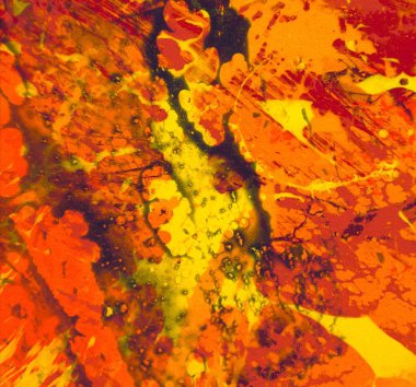 metin için alan ile arka planda soyut renkli lekeler