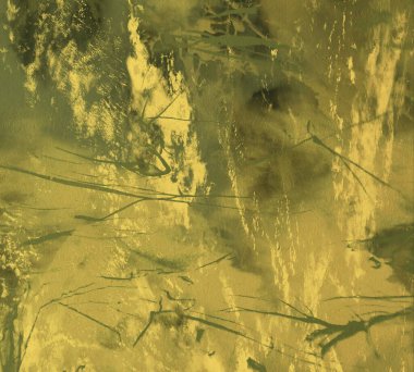 Metin için yeri olan boya lekeleriyle soyut arkaplan