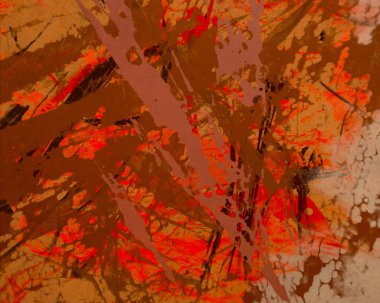 Arkaplanda soyut renkli lekeler          