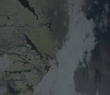 Metin için yeri olan boya lekeleriyle soyut arkaplan