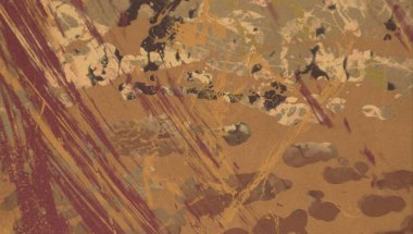 Metin için yeri olan boya lekeleriyle soyut arkaplan