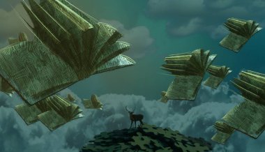 metin için alanı olan soyut kavramsal yaratıcı arkaplan 