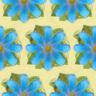 Renkli çiçek doku arka plan 