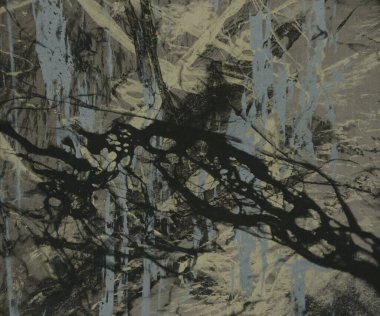 Boya lekeleriyle soyut arkaplan