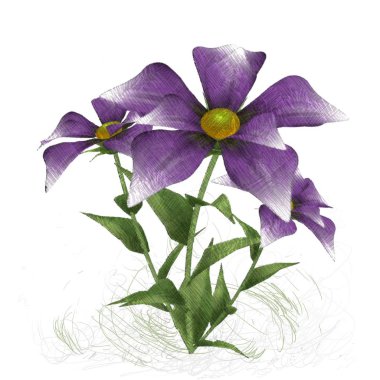 beyaz zemin üzerine suluboya çiçek