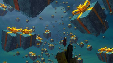 Balıklarla kusursuz desen