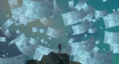 denizin kesintisiz arka plan