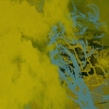 Metin için yeri olan boya lekeleriyle soyut arkaplan  