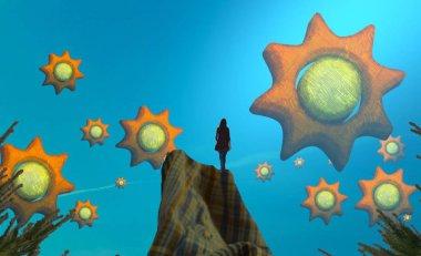 soyut renkli arkaplan, alanı kopyala