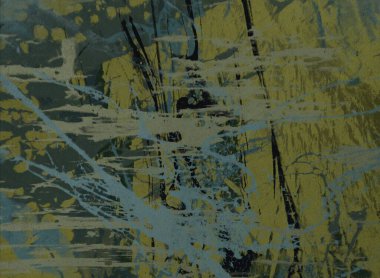 Metin için yeri olan boya lekeleriyle soyut arkaplan