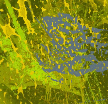 metin için alan ile arka planda soyut renkli lekeler