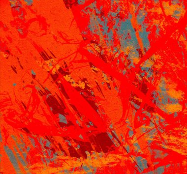 Metin için yeri olan boya lekeleriyle soyut arkaplan