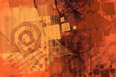 grunge ile vintage arka plan