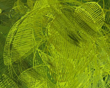 Yeşil yaprakların soyut arkaplanı