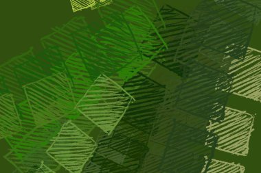 Yeşil yapraklı pürüzsüz desen