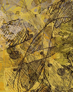 Sonbahar ve sarı yapraklar