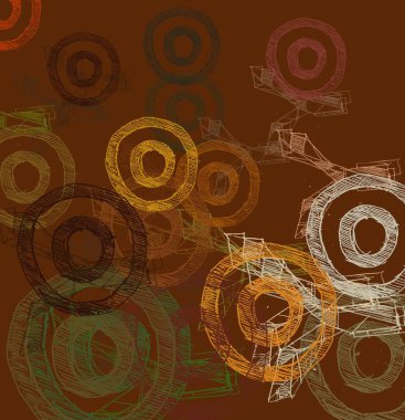 Vintage arkaplanının vektör illüstrasyonu