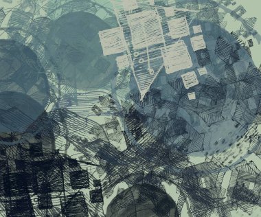 tarzınız için alan ile vintage grunge arka plan