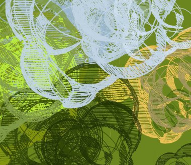 Yapraklı kusursuz desen