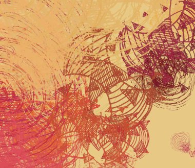 Yapraklarla soyut arkaplan