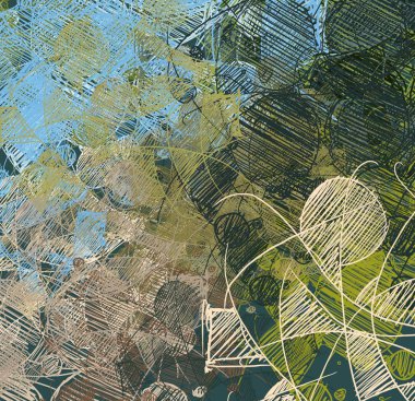 Yapraklı kusursuz desen