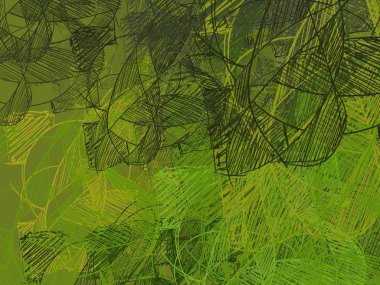 Yeşil yapraklı soyut arkaplan