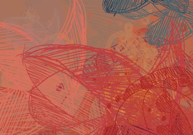 Metnin için alanı olan soyut arkaplan