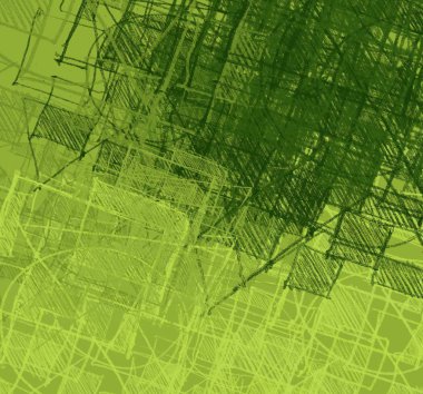 yeşil desenler ile soyut arka plan