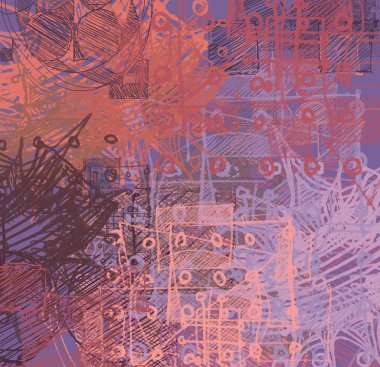 farklı desenler ile vintage grunge arka plan