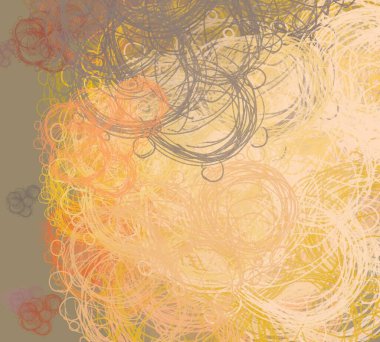 Metnin için alanı olan soyut çiçek arkaplanı