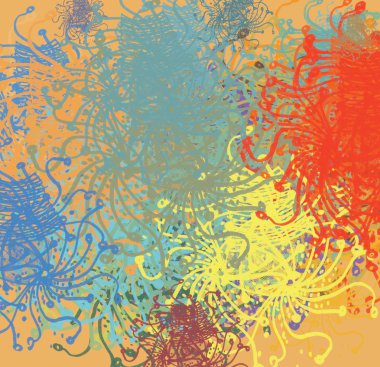 dizaynınız için alanı olan grunge arkaplanı.