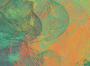 Metnin için alanı olan soyut arkaplan