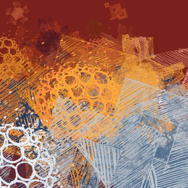 Grunge desenleri ile soyut arka plan