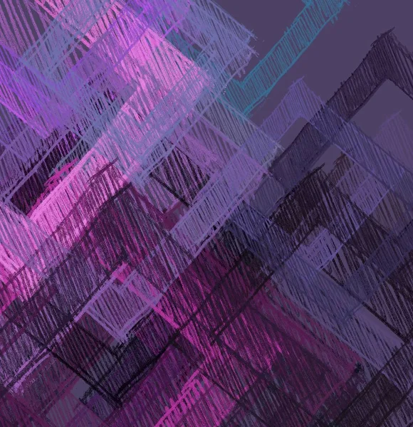 텍스트 공간이있는 다채로운 사각형 — 스톡 사진