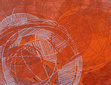 yeşil desenler ile soyut arka plan