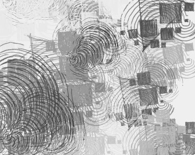 yeşil desenler ile soyut arka plan