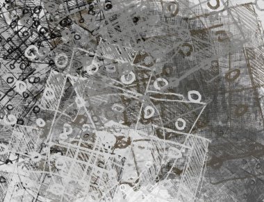 yeşil desenler ile soyut arka plan