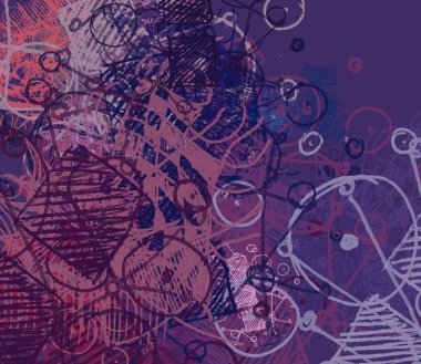 yeşil desenler ile soyut arka plan