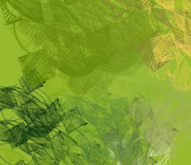 yeşil desenler ile soyut arka plan