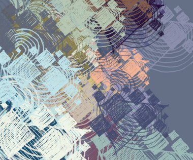 yeşil desenler ile soyut arka plan