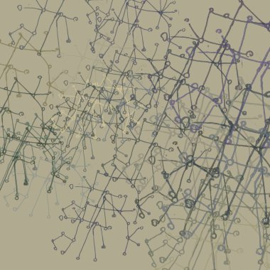 yeşil desenler ile soyut arka plan