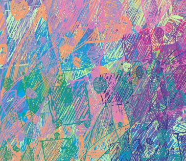 yeşil desenler ile soyut arka plan