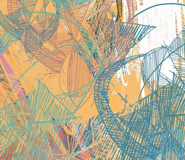 farklı desenlerile soyut sanat arka plan