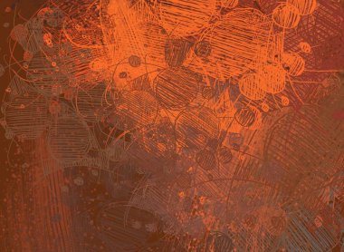 vintage desenleri ile soyut grunge arka plan