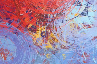 Metnin için alanı olan soyut arkaplan