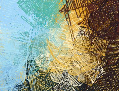 Vintage desenleri ile soyut arka plan