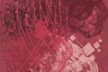 Metnin için alanı olan soyut arkaplan