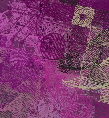 Farklı renk kalıplarına sahip soyut grunge arkaplanı