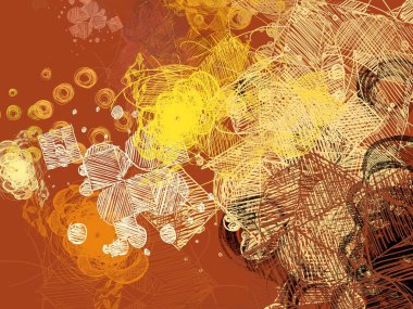 Farklı renk kalıplarına sahip soyut grunge arkaplanı